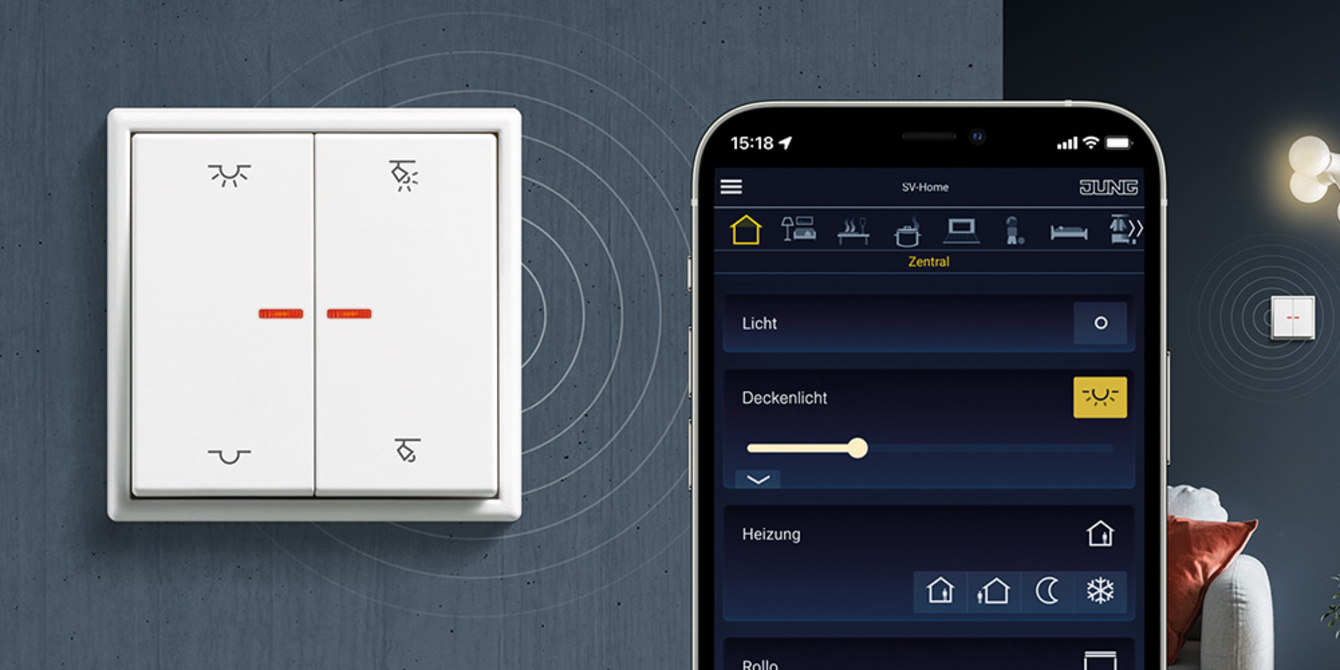 KNX RF Taster bei EMG Elektro Montageservice Gerner in Bad Dürrenberg